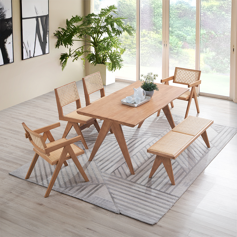 ACME - Velentina Dining Table in Natural