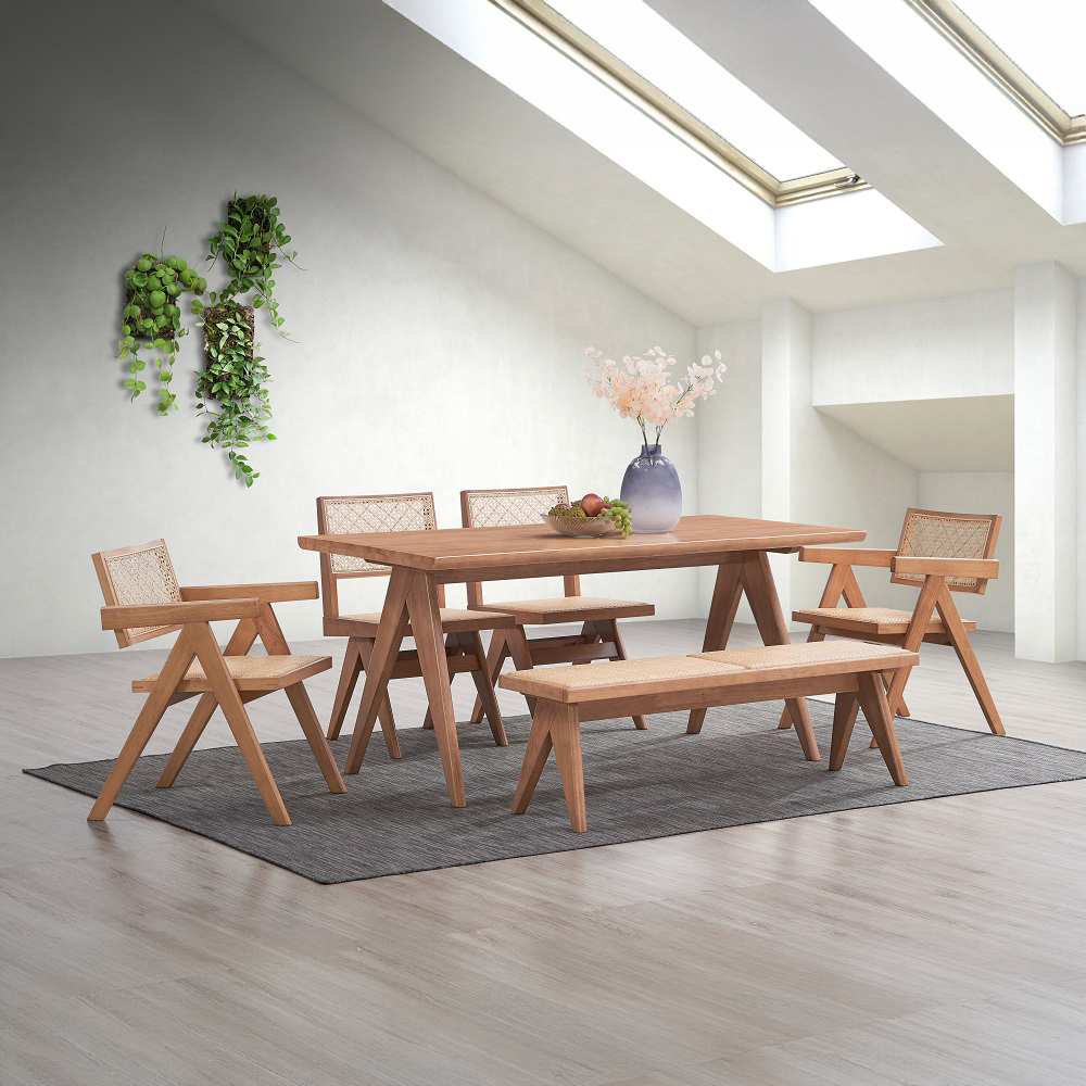 ACME - Velentina Dining Table in Natural