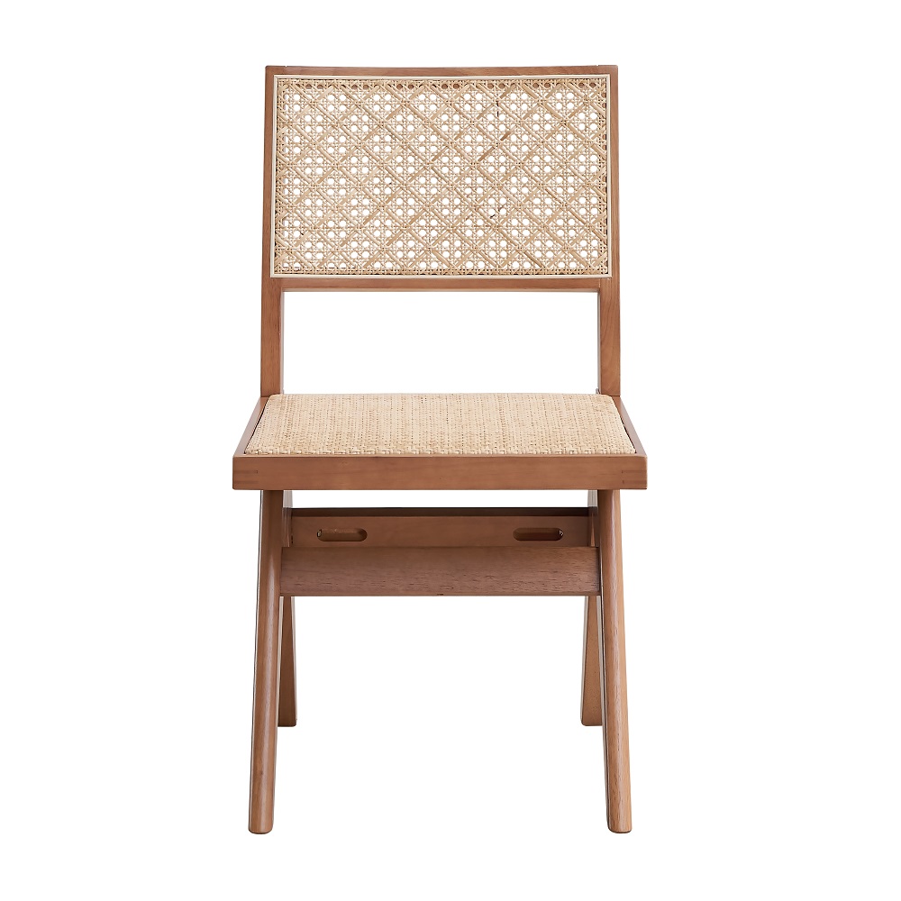 ACME - Velentina Side Chair (Set of 2) in Rattan/Natural