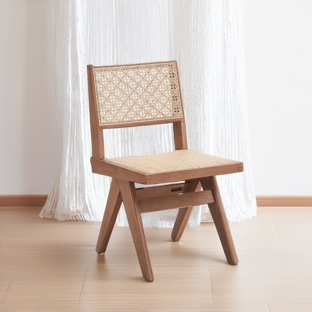 ACME - Velentina Side Chair (Set of 2) in Rattan/Natural