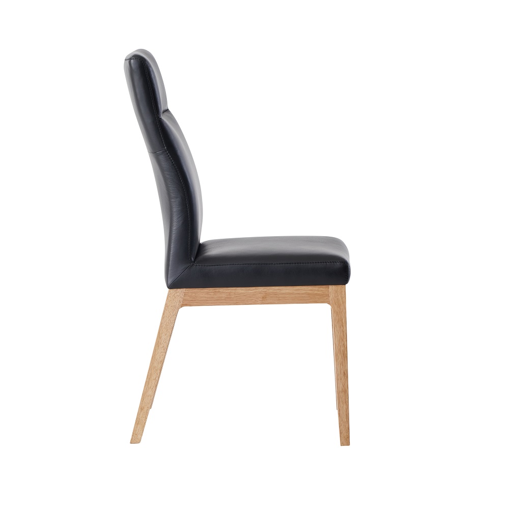 ACME - Raquan Side Chair (Set of 2) in Black/Walnut