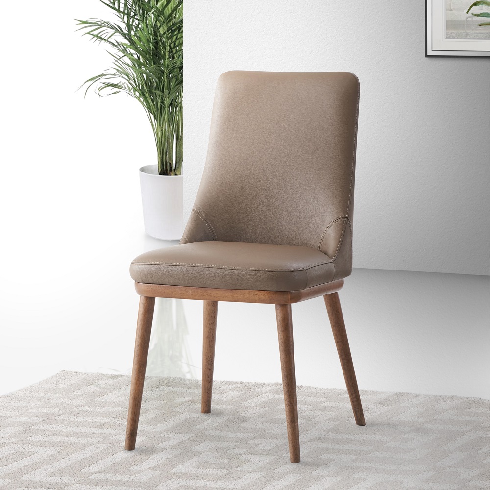 ACME - Rashean Side Chair (Set of 2) in Brown/Walnut