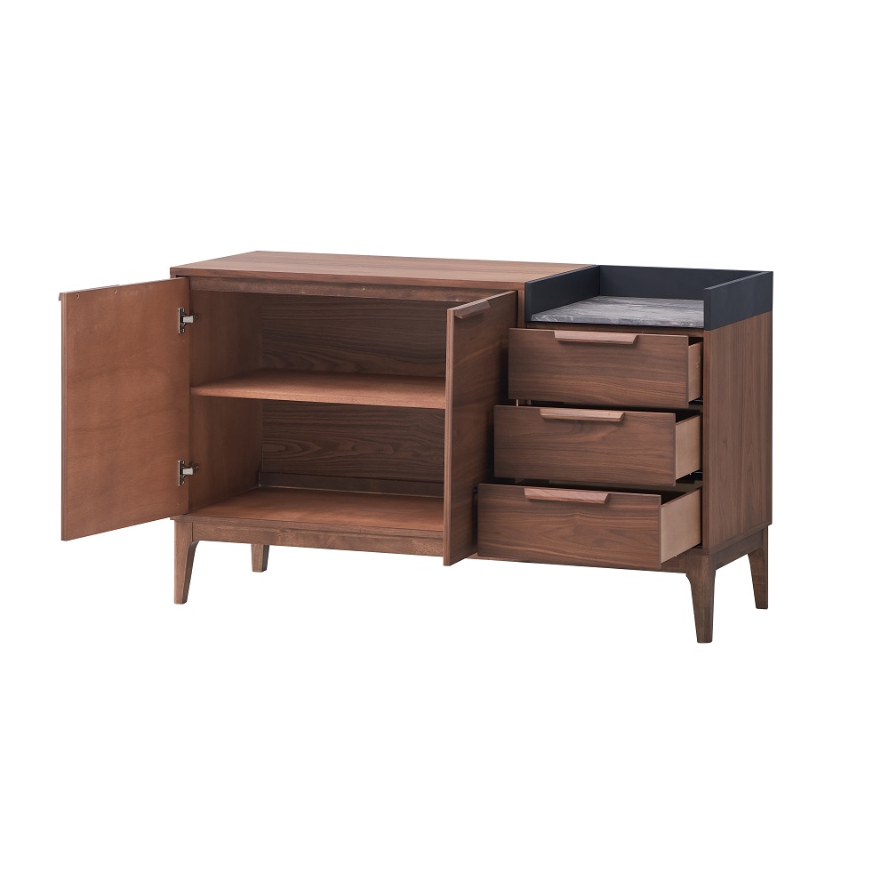 ACME - Bevis Server in Green Walnut