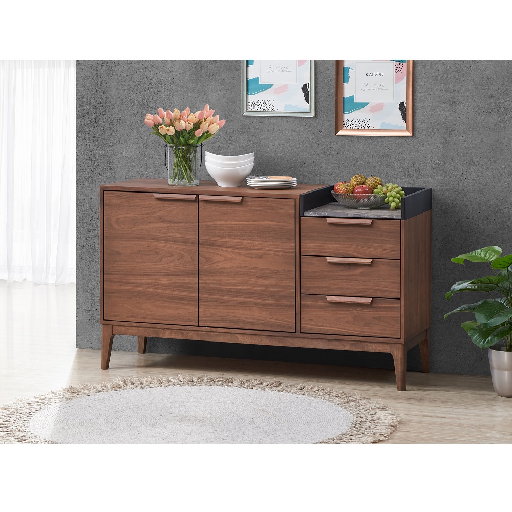 ACME - Bevis Server in Green Walnut