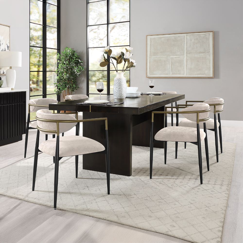 ACME - Jaramillo Dining Table in Black