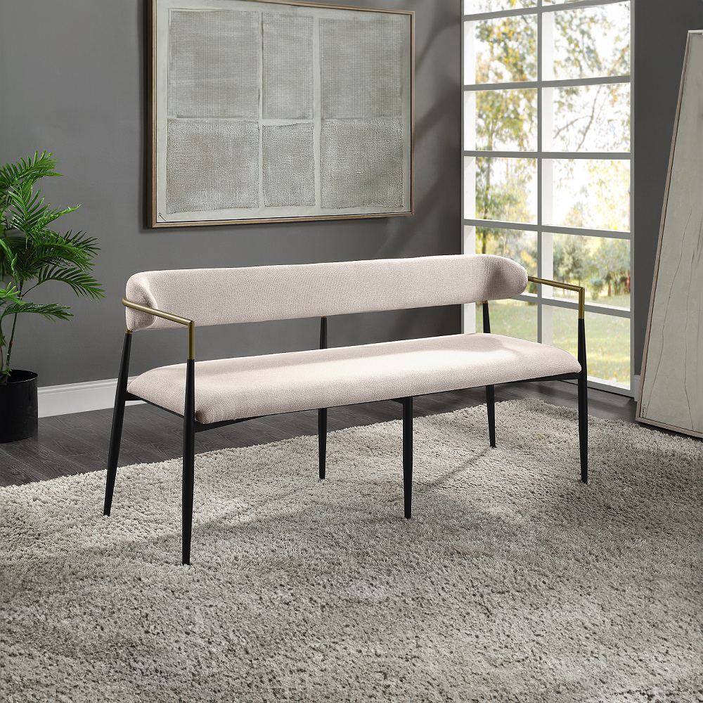 ACME Jaramillo Bench - White Black