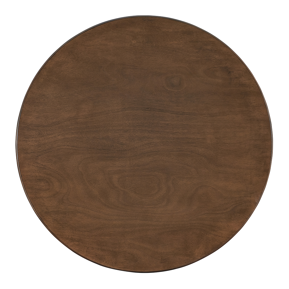 ACME - Keiki Round Dining Table in Walnut