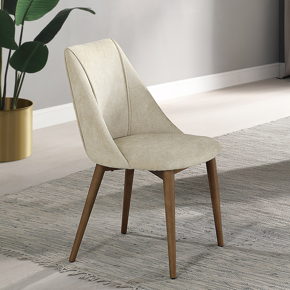 ACME - Willene Side Chair (Set of 2) in Beige Walnut