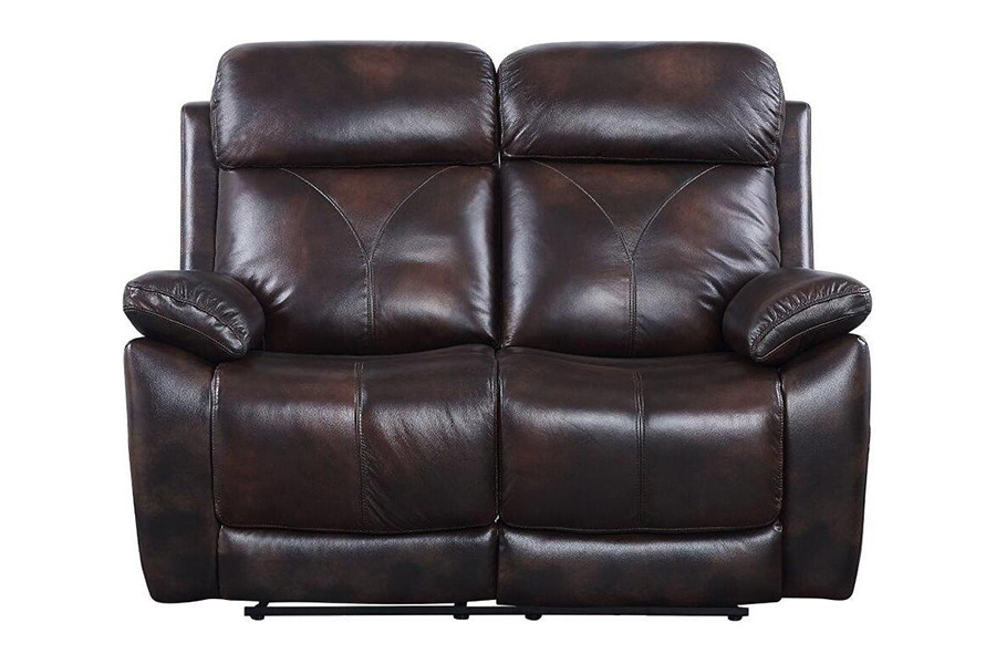 ACME - Perfiel Motion Loveseat in Dark Brown