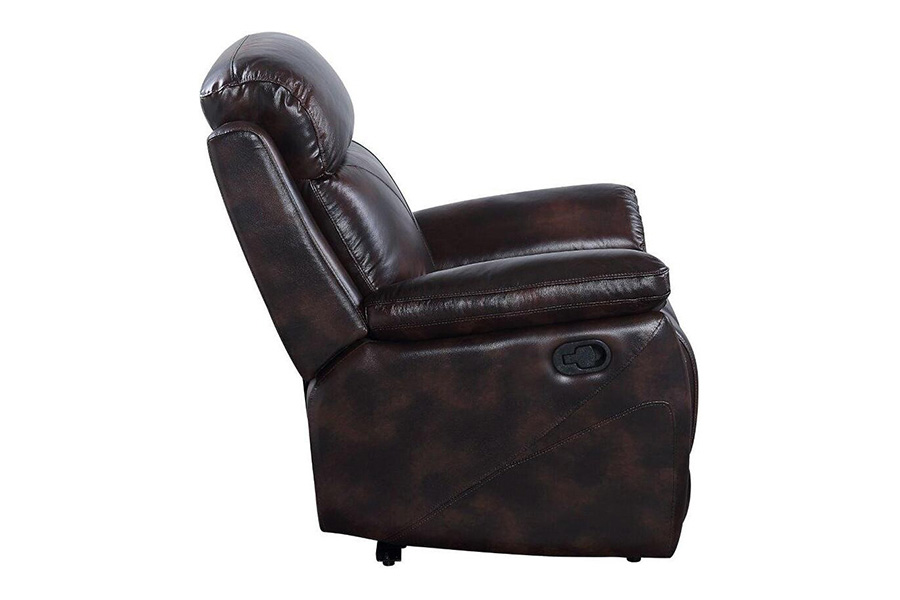 ACME - Perfiel Motion Loveseat in Dark Brown