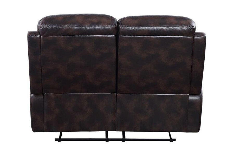 ACME - Perfiel Motion Loveseat in Dark Brown