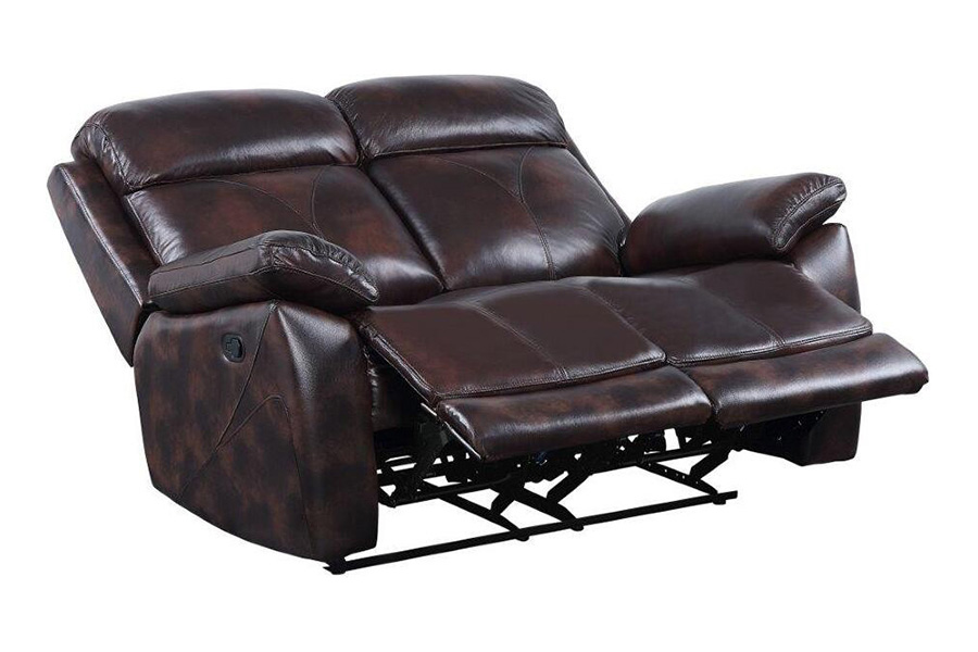 ACME - Perfiel Motion Loveseat in Dark Brown