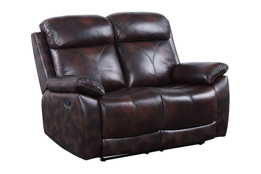 ACME - Perfiel Motion Loveseat in Dark Brown