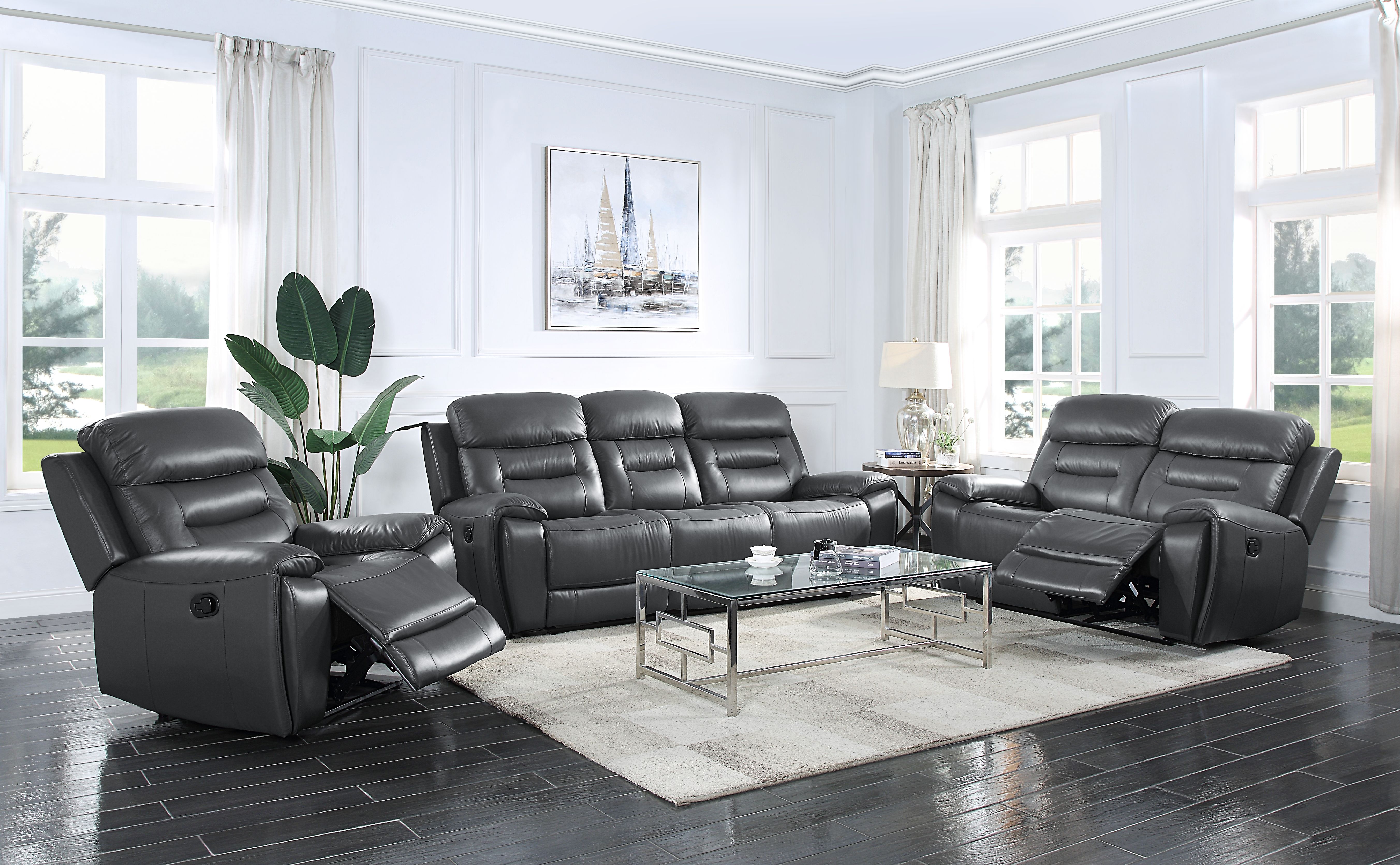 ACME - Lamruil Motion Sofa in Gray