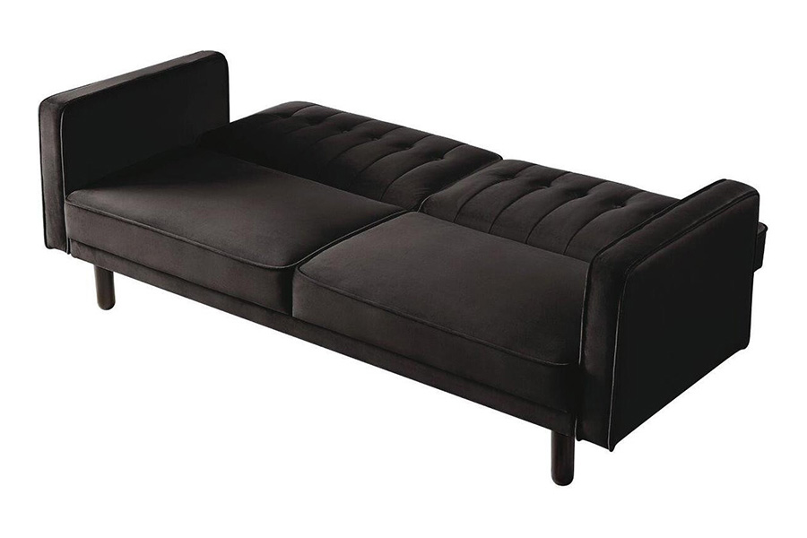 ACME Qinven Adjustable Sofa - Dark Brown Velvet