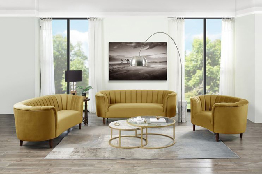 ACME™ Millephri Sofa - Yellow