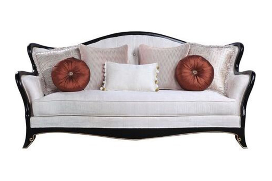 ACME - Nurmive Sofa with 7 Pillows in Beige