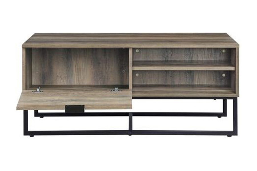 ACME - Homare Coffee Table in Rustic Oak/Black