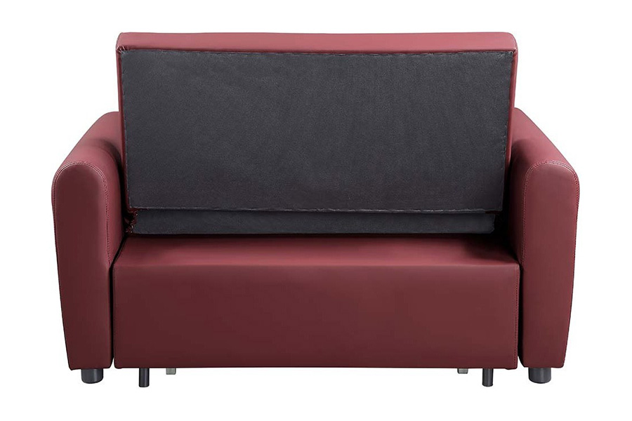 ACME - Caia Adjustable Sofa with Sleeper in Red