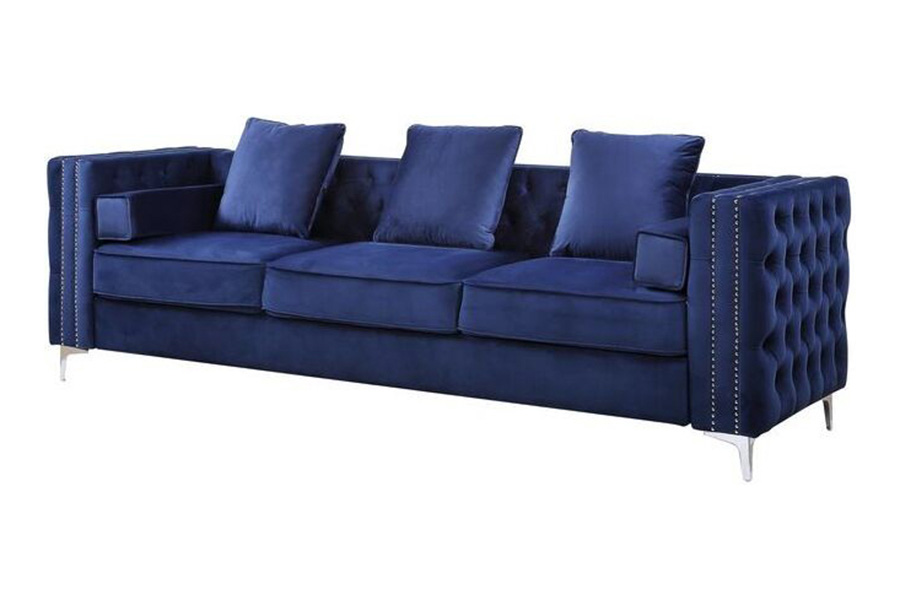 ACME - Bovasis Sofa with 5 Pillows