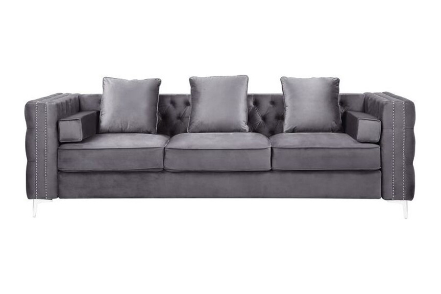 ACME - Bovasis Sofa with 5 Pillows