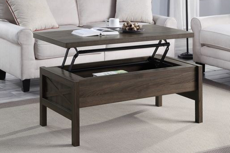 ACME - Zola Coffee Table with Lift Top in Walnut