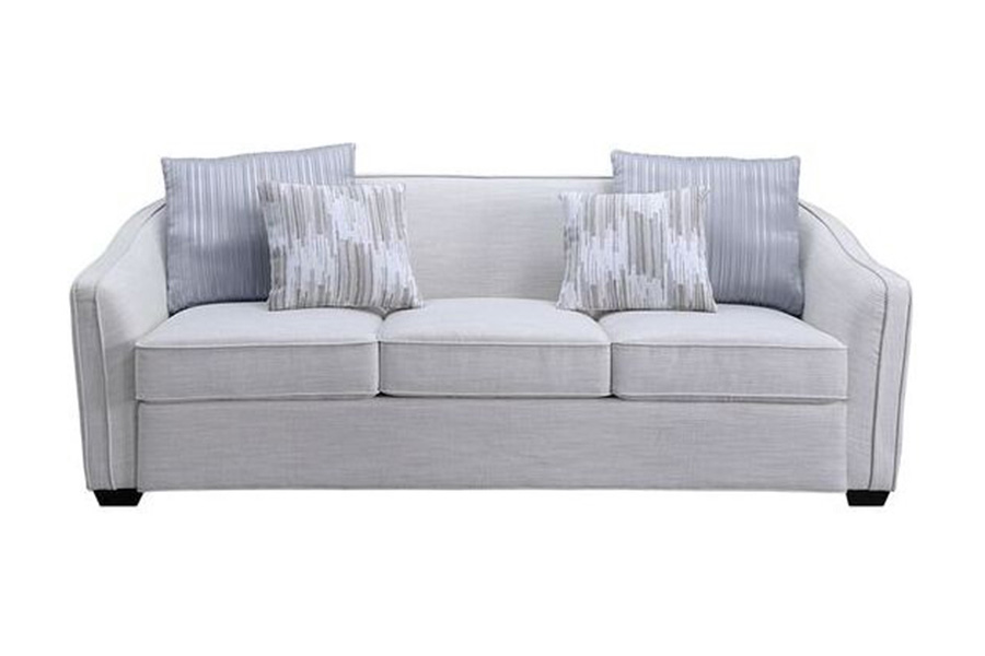 ACME - Mahler II Sofa with 4 Pillows in Beige