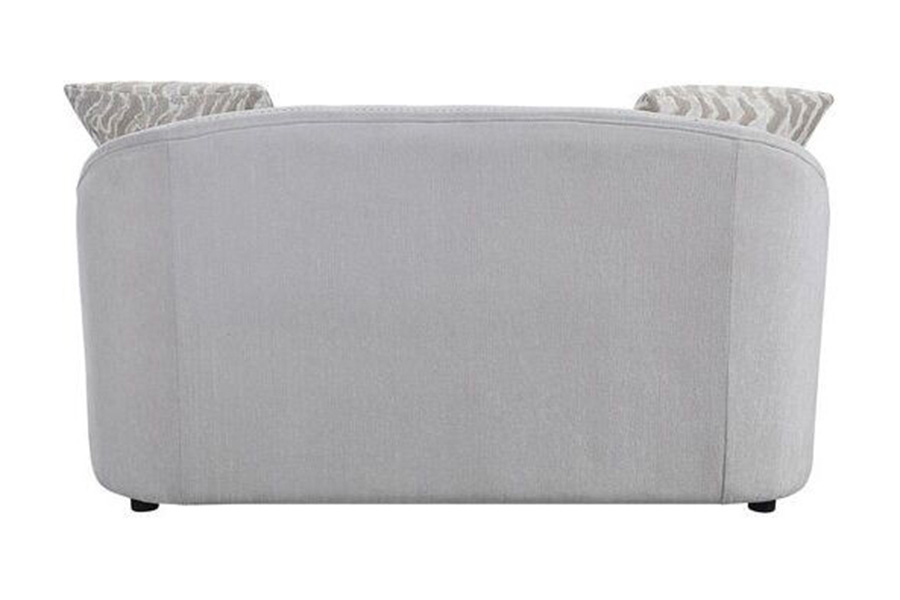 ACME - Mahler Loveseat with 4 Pillows in Beige