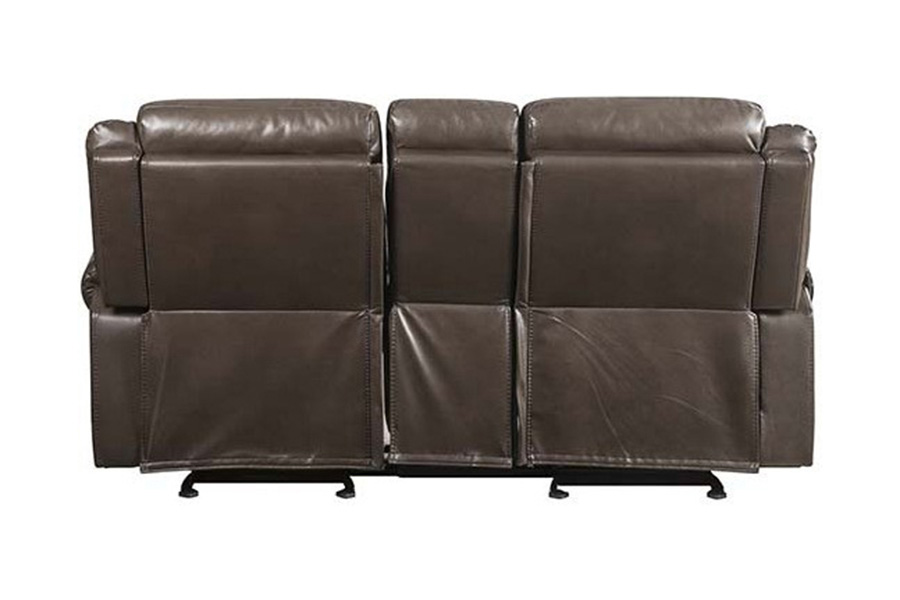 ACME - Lydia Motion Loveseat with USB & Console in Brown