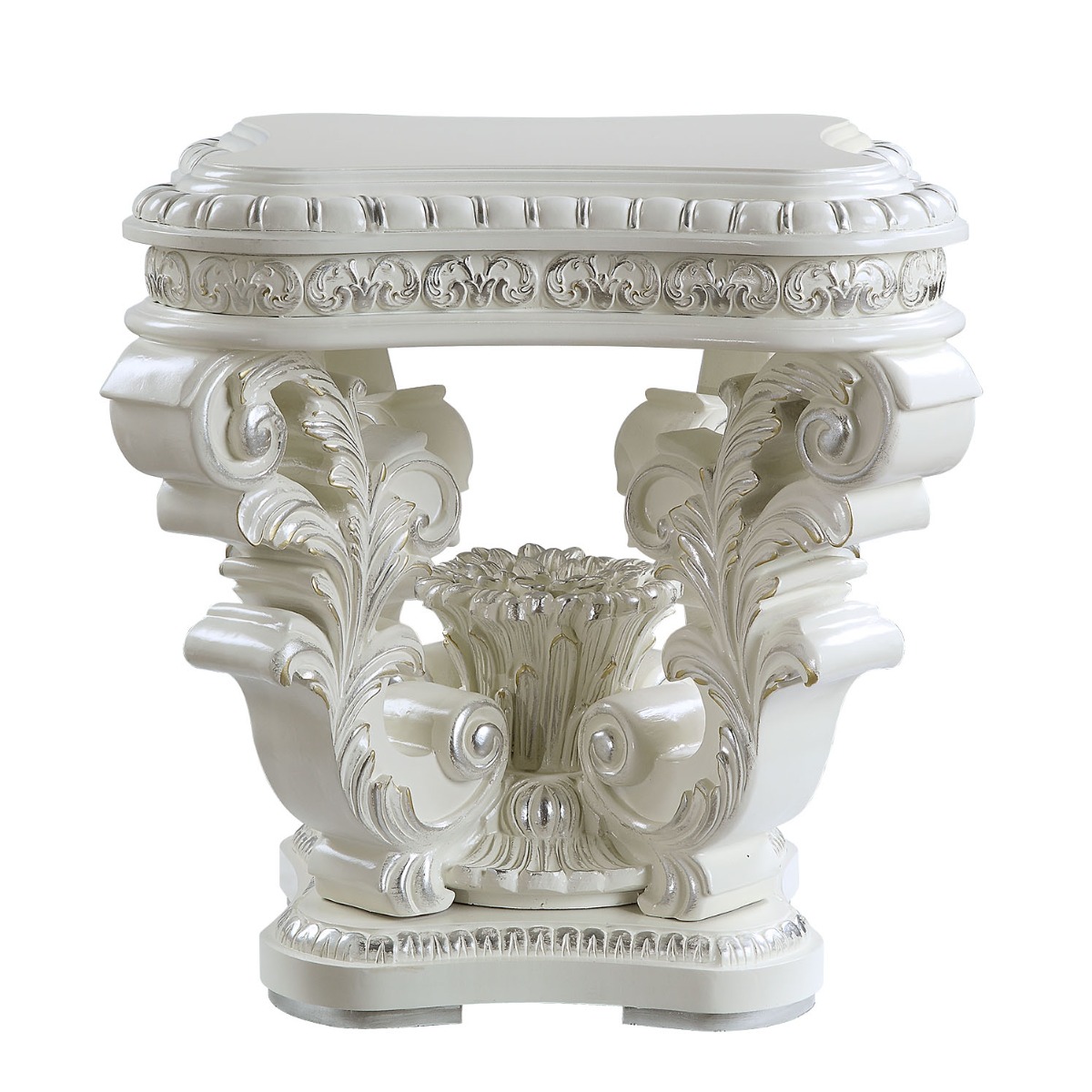 ACME - Vanaheim End Table in Antique White