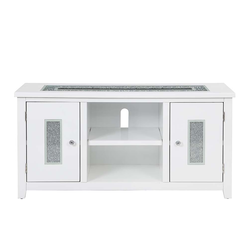 ACME - Elizaveta TV Stand in White High Gloss