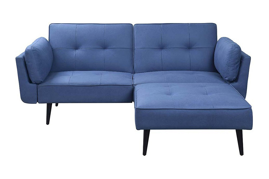 ACME - Nafisa Adjustable Sofa & Ottoman in Blue