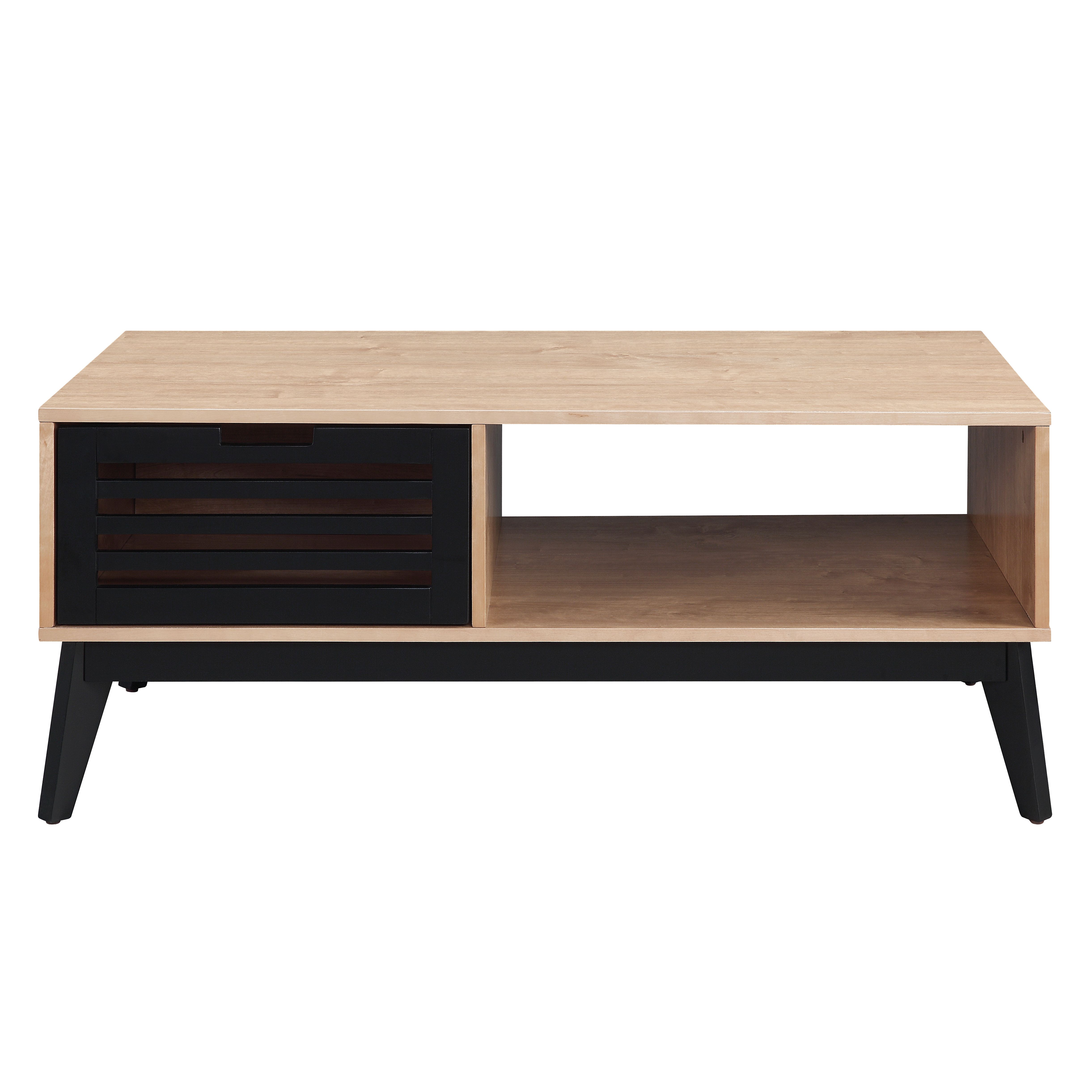 ACME - Gamaliel Coffee Table in Oak/Espresso