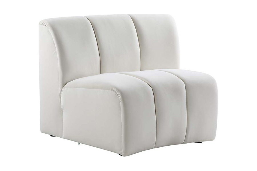 ACME Felicia Sectional Sofa - White