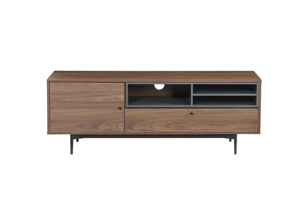 ACME Hattie TV Stand - Rustic Walnut