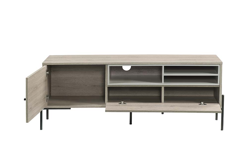 ACME Hattie TV Stand - Rustic Oak