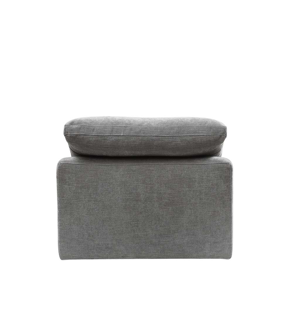 ACME™ Naveen Modular Armless Chair - Gray Linen