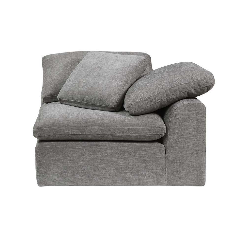 ACME™ Naveen Modular Wedge with Pillow - Gray Linen