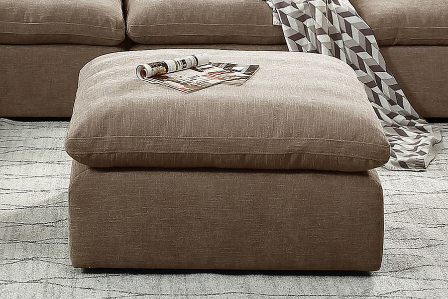 ACME Naveen Modular Cocktail Ottoman - Beige