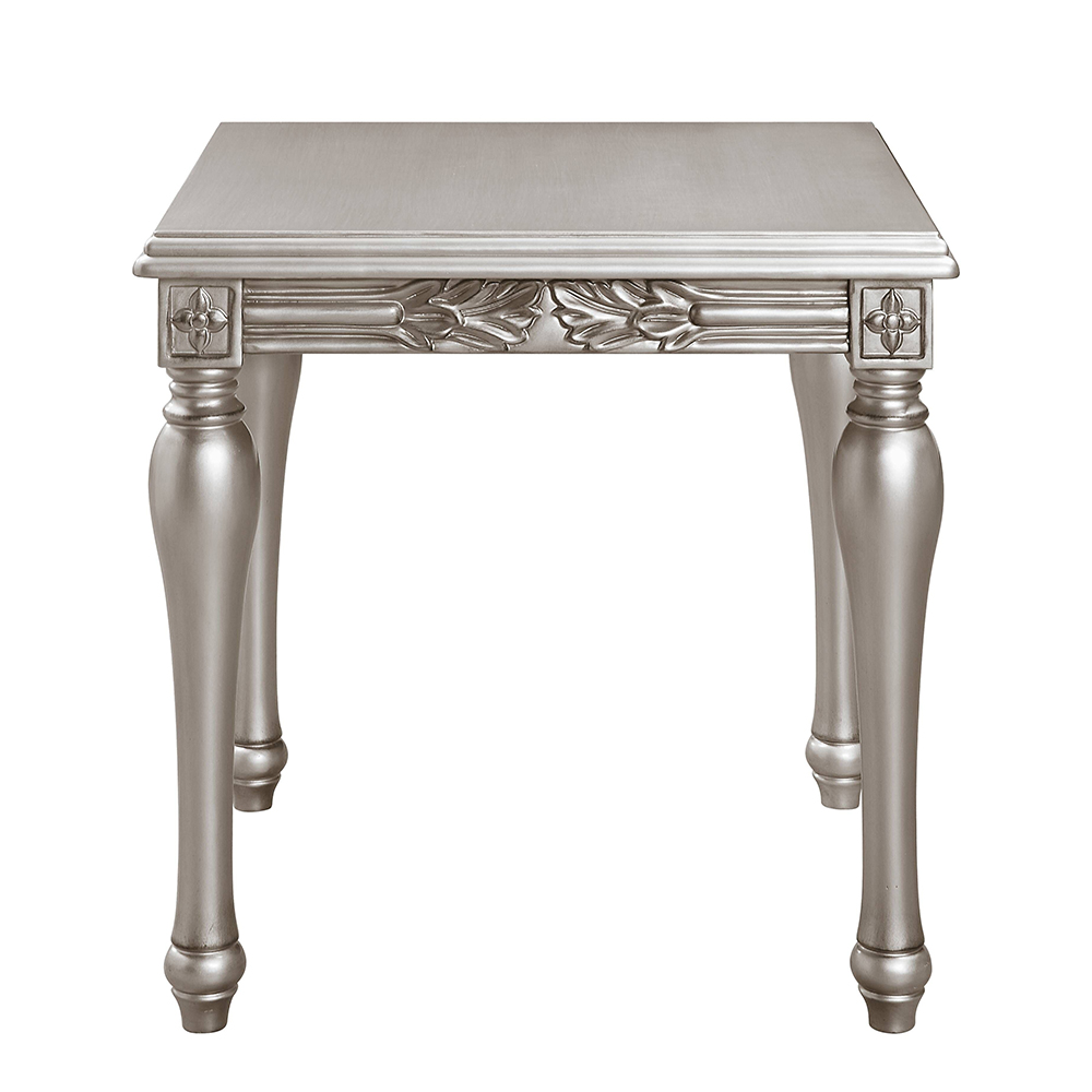 ACME - Pelumi End Table in Platinum