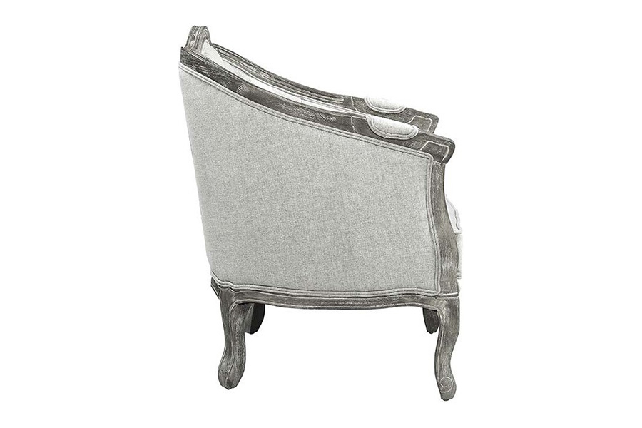 ACME Samael Chair with 1 Pillow - Gray