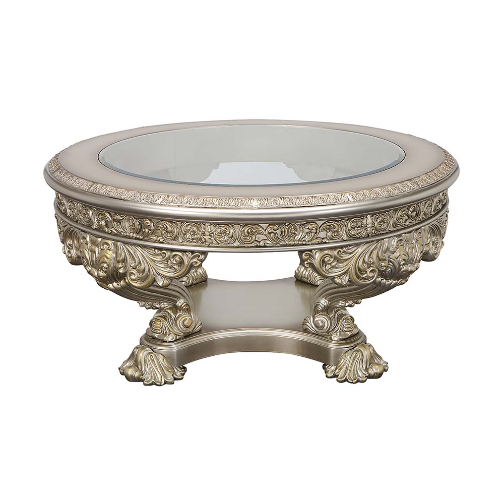 ACME - Danae Coffee Table in Champagne/Gold