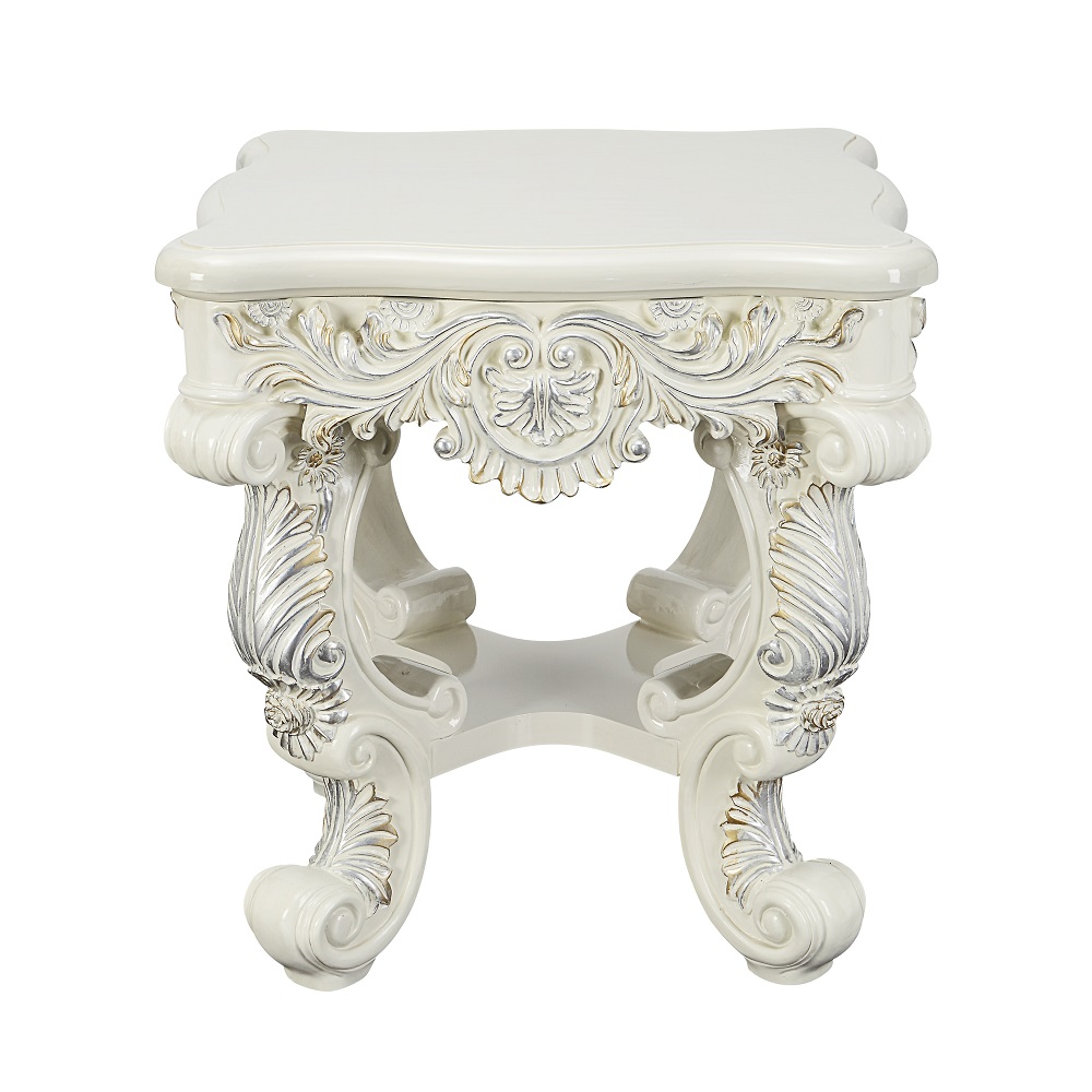 ACME - Adara End Table in Antique White