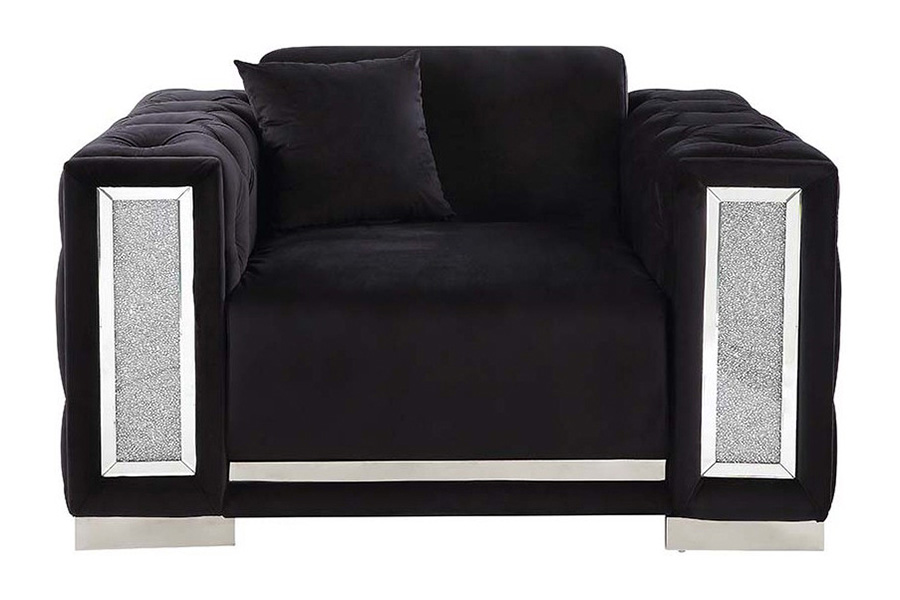 ACME™ Trislar Chair with Pillow  (Same 52527) - Black