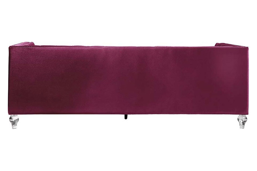 ACME Heibero Sofa with 2 Pillows - Red (LV01400)