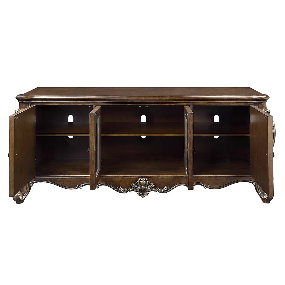 ACME - Devayne TV Stand in Dark Walnut