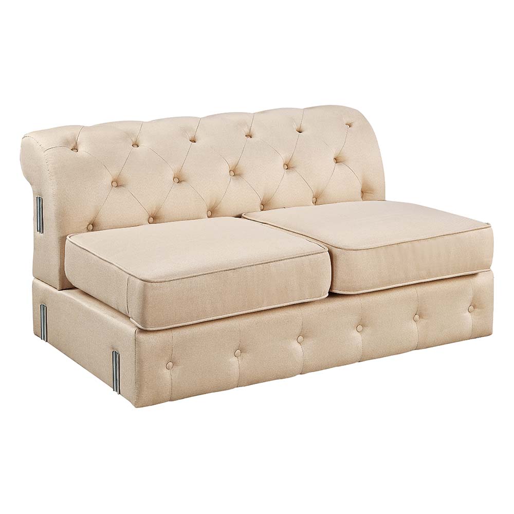 ACME Jakim Sectional Sofa - Beige Linen