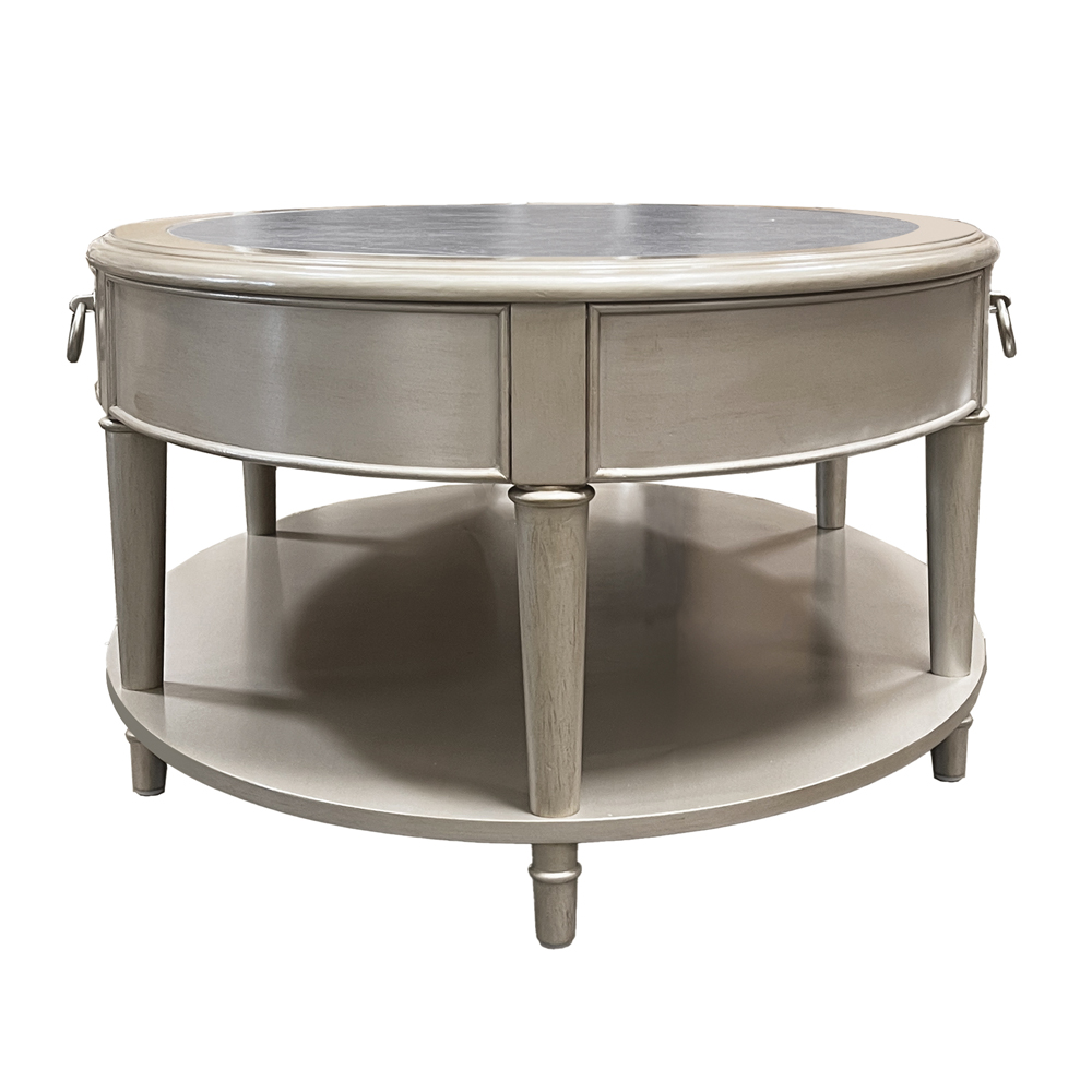 ACME - Kasa Coffee Table in Sintered Stone Top/Champagne