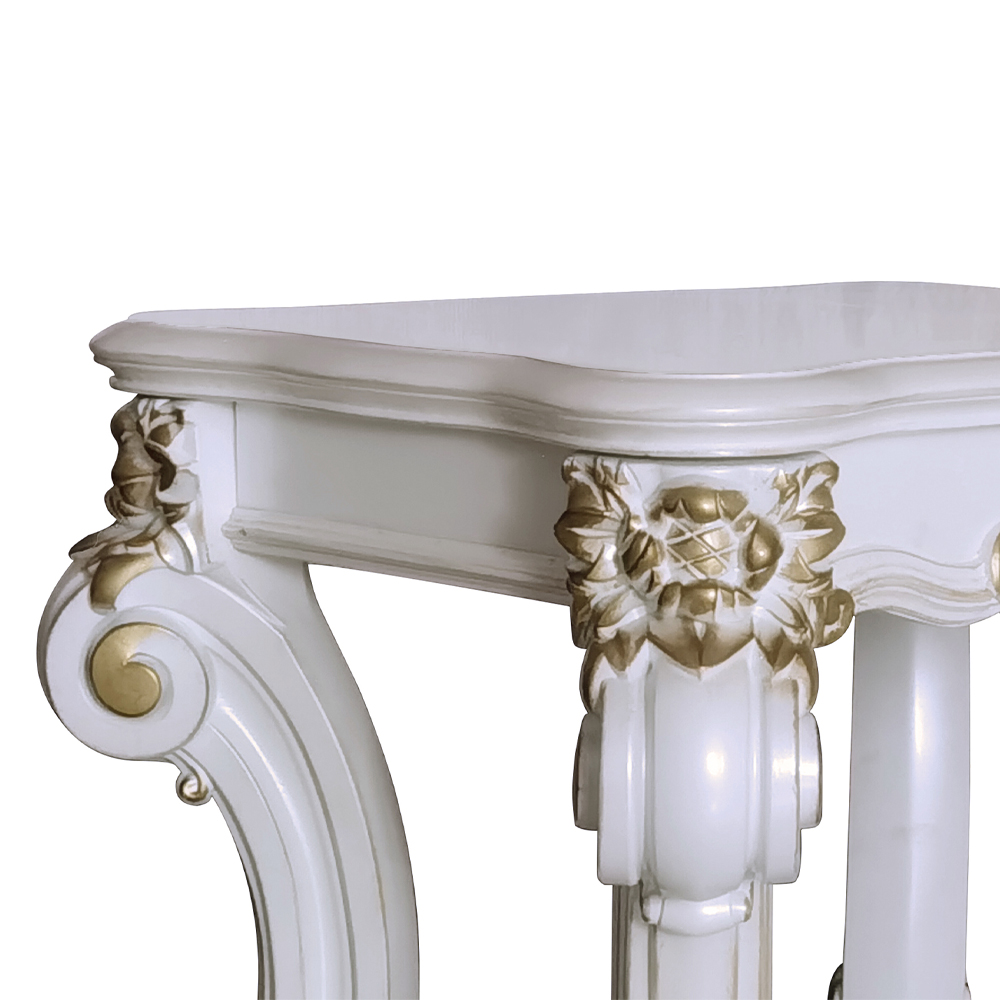 ACME Vendome End Table - Antique Pearl (LV01527)