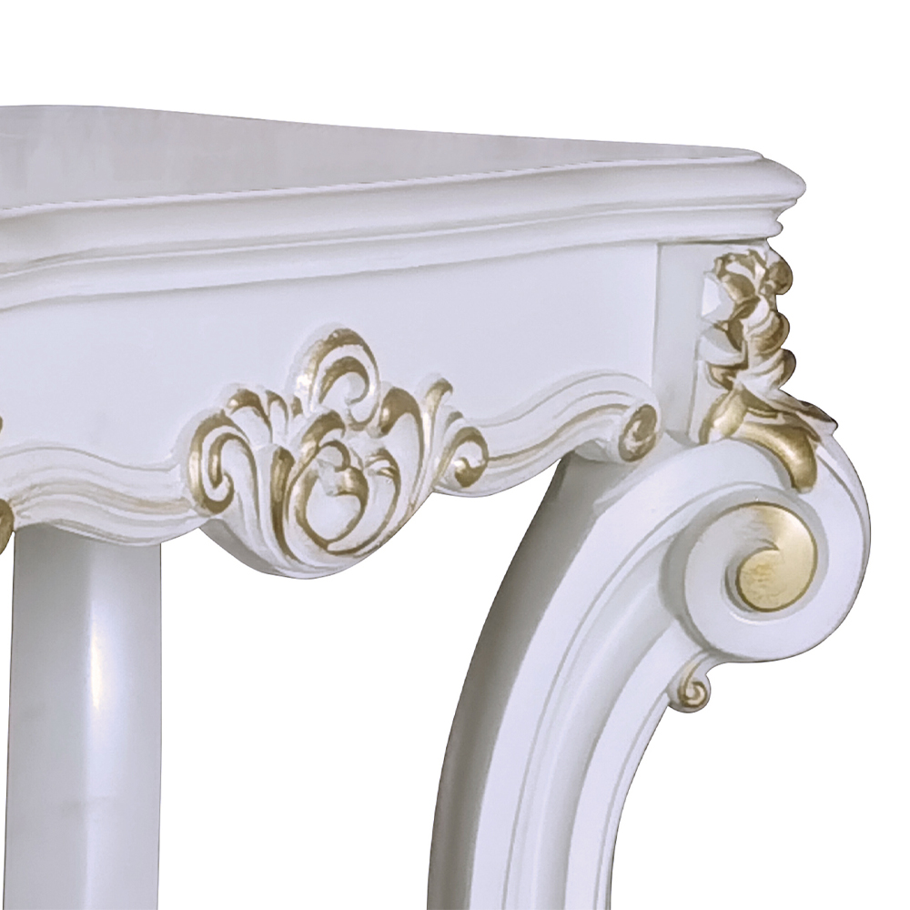 ACME Vendome End Table - Antique Pearl (LV01527)